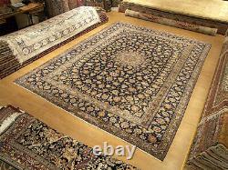 10 x 13 Handmade High Quality SIGNED Antique 1930s Fine Soft Wool Oriental Rug