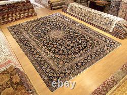 10 x 13 Handmade High Quality SIGNED Antique 1930s Fine Soft Wool Oriental Rug