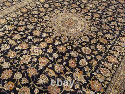 10 x 13 Handmade High Quality SIGNED Antique 1930s Fine Soft Wool Oriental Rug