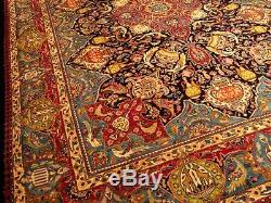 10 x 13 High Quality Handmade SIGNED Pictorial Design Azeri Rug Fine Soft Wool