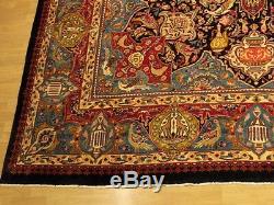 10 x 13 High Quality Handmade SIGNED Pictorial Design Azeri Rug Fine Soft Wool