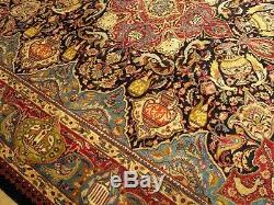 10 x 13 High Quality Handmade SIGNED Pictorial Design Azeri Rug Fine Soft Wool