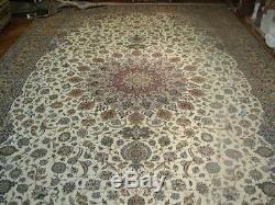 16x27 Rug High End Persian-Isfahan Weaver Signed Masterpices Handmade in 5 years