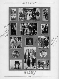 1920s President RONALD REAGAN senior high Yearbook signed Football School Play