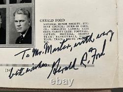 1931 autographed signed President Gerald Ford yearbook High School Grand Rapids