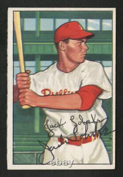 1952 Bowman #251 Jack Lohrke Perfect Autographed Quality Card Signed High Number