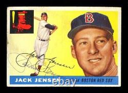 1955 Topps #200 Jack Jackie Jensen Autographed Quality Signed High Number Bosox