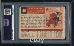 1959 Topps #508 Art Fowler signed auto autograph PSA/DNA High # very tough