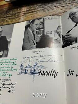 1960 Wasp Yearbook Woodstock Vermont Francis Gyra Original Art Autograph Signed