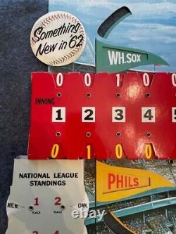 1962 Miller High Life Baseball Scoreboard Sign, all original, best available