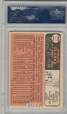 1966 Topps #547 Horace Clarke Signed Autograph Sp High # Psa/dna Coa Slabbed