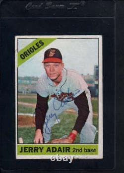 1966 Topps Autograph #533 Jerry Adair G 63189