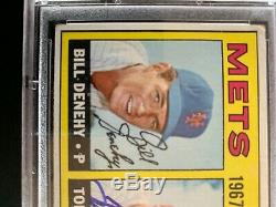 1967 Topps #581 Tom Seaver Autographed Rookie Card- Psa/dna Super High End Mets