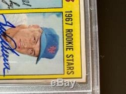 1967 Topps #581 Tom Seaver Autographed Rookie Card- Psa/dna Super High End Mets