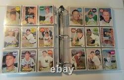 1969 TOPPS PARTIAL SET VG+ 513/664 with Stars and High Numbers No Creases