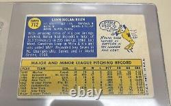 1970 Topps Nolan Ryan #712 AUTO New York Mets HOF AUTOGRAPH BEAUTY HIGH NUMBER
