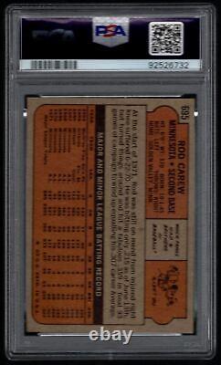 1972 Topps Signed PSA Authenticated Rod Carew SP High Number Auto PSA 2 #695