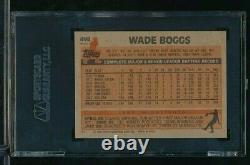 1983 TOPPS #498 WADE BOGGS RC signed auto autograph SGC authentic high grade