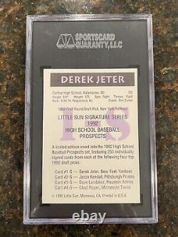 1992 Derek Jeter Little Sun High School Autograph