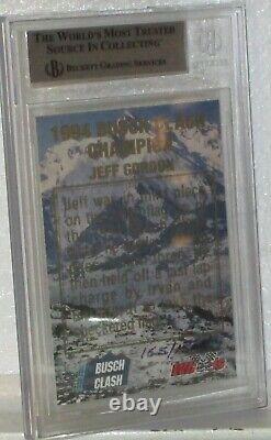 1994 Wheels High Gear Jeff Gordon Autographed Card 165/1500 Nm-mt+ 8.5 Beckett