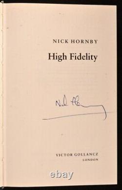 1995 High Fidelity Nick Hornby First Edition Signed