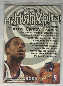 1997-98 Hoops High Voltage 500 Marcus Camby /500 Extremely Rare Insert Parallel
