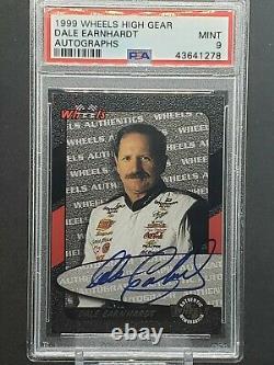 1999 Wheels High Gear Dale Earnhardt Autograph Psa 9 Pop 1 None Higher Goat Auto