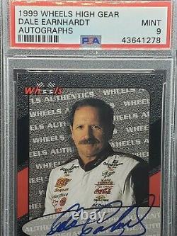 1999 Wheels High Gear Dale Earnhardt Autograph Psa 9 Pop 1 None Higher Goat Auto