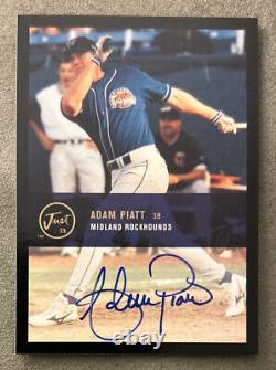 2000 Just Autographs Adam Piatt Rookie Card (RC) BA-22B #'d /50 High-Grade NM