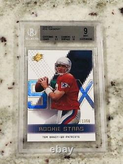 2000 Tom Brady Upper Deck Spx Rookie Rc Mint #130 High Subs! Bgs 9 9.5 10 Ssp