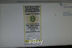 2003 Lebron James Signed Ticket Stub From Last High School Game! Must See