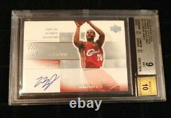 2003 Ultimate Collection Signatures LEBRON JAMES Rookie Auto Rc Bgs 9 High Subs