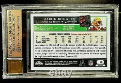2005 Aaron Rodgers Topps Chrome Gold Auto Xfractor Refractor /399 Bgs 9.5 10 Rc
