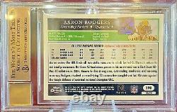 2005 Aaron Rodgers Topps Chrome Gold Auto Xfractor Refractor /399 Bgs 9.5 10 Rc