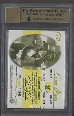 2005 Sage Red Aaron Rodgers RC Rookie 135/200 BGS 9.5 with 10 AUTO HIGH END