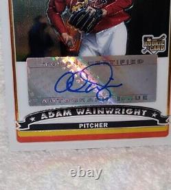 2006 Topps Chrome #334 Rookie Adam Wainwright RC Autograph Signed HIGH Condition