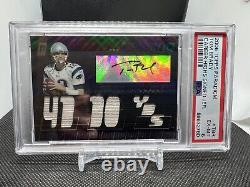 2006 Topps Paradigm Career Highs Tom Brady Autograph Triple Relic #94/99 PSA 6