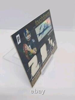 2007 Topps Paradigm /99 Terry Bradshaw Autograph Career Highs Triple Relic Mint