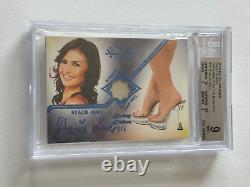 2012 Benchwarmer STACIE HALL Signed AUTOGRAPHED High Heel Shoe 3/5 AUTO 10 BGS 9