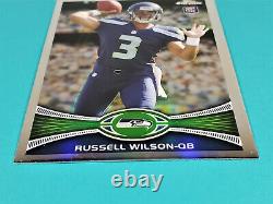 2012 Topps Chrome Russell Wilson #40 Rookie Refractor High Grade But Scratches