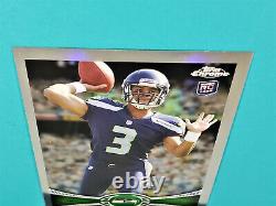 2012 Topps Chrome Russell Wilson #40 Rookie Refractor High Grade But Scratches