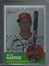 2012 Topps Heritage High Numbers Real One Bryce Harper #ROA-BH Rookie Auto