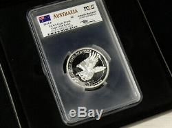 2014-P PCGS GEM PROOF $8 MERCANTI SIGNED 5 OUNCE HIGH RELIEF Wedge Tailed Eagle