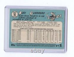 2014 Topps Heritage High Number Red/Blue Ink Autograph Alex Guerrero 01/10 (RC)