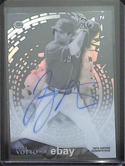 2014 Topps High Teck Black and White Autograph #HT-JV Joey Votto No 13 of 15