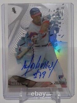 2014 Topps High Tek Jose Abreu rookie auto numbered 1/1 Chicago White Sox