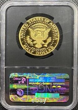 2014-W Gold Kennedy High Relief Half-Dollar PF70 UCAM NGC Early Releases Signed