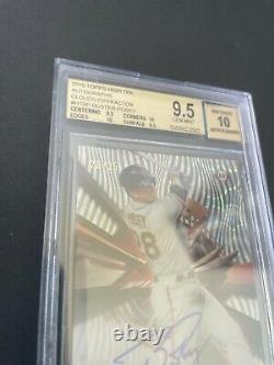 2015 Topps HIGH TEK Buster Posey (GIANTS) BGS 9.5 10 AUTOGRAPH AUTO Card /25