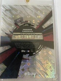 2015 Topps High Tek Freddie Freeman On Card Auto # /99. Awesome Card! Mint