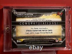 2015 Topps Strata 2/15 Jameis Winston Rpa Rookie On Card Auto Rc Ssp High End